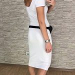 Платье - футболка с открытой спиной - Элина Патыкова