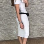 Платье - футболка с открытой спиной - Элина Патыкова