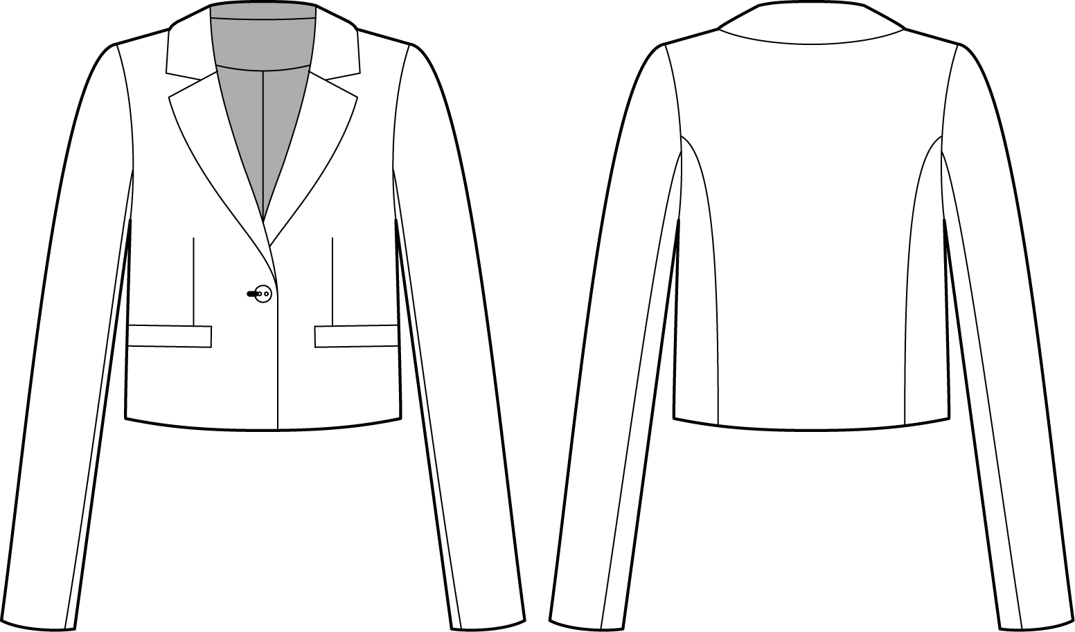 Укороченный жакет - женщины — изображение 4