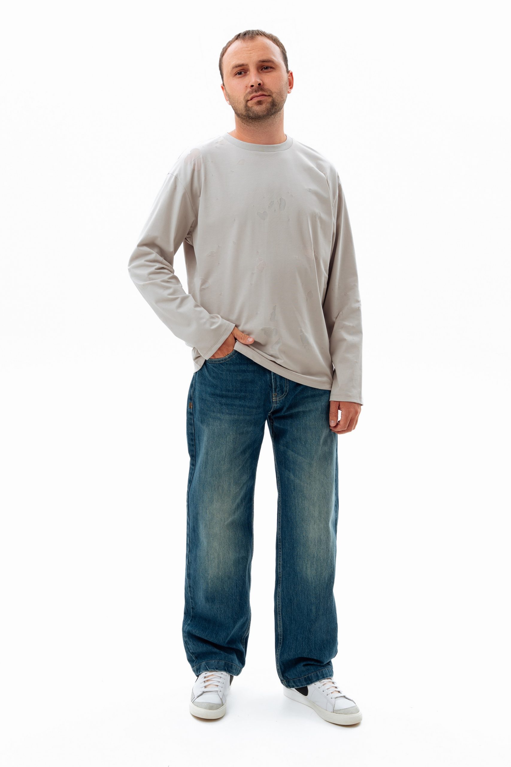 Лонгслив "Свободный" - мужчины — изображение 6