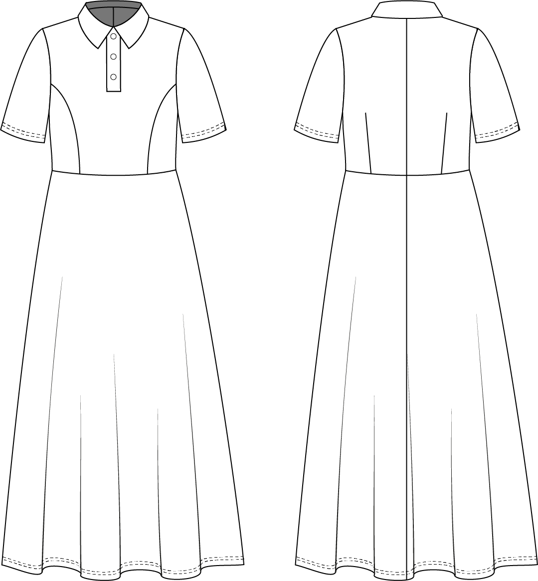 Платье "Солнце" - женщины — изображение 4