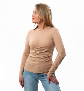 Лонгслив "Складки" - женщины