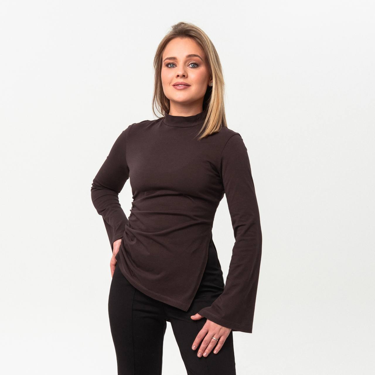 Лонгслив "Разрез" - женщины